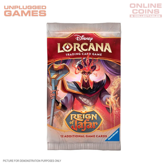 Lorcana - Series 8 DLC Reign of Jafar - SEALED SINGLE BOOSTER PACK