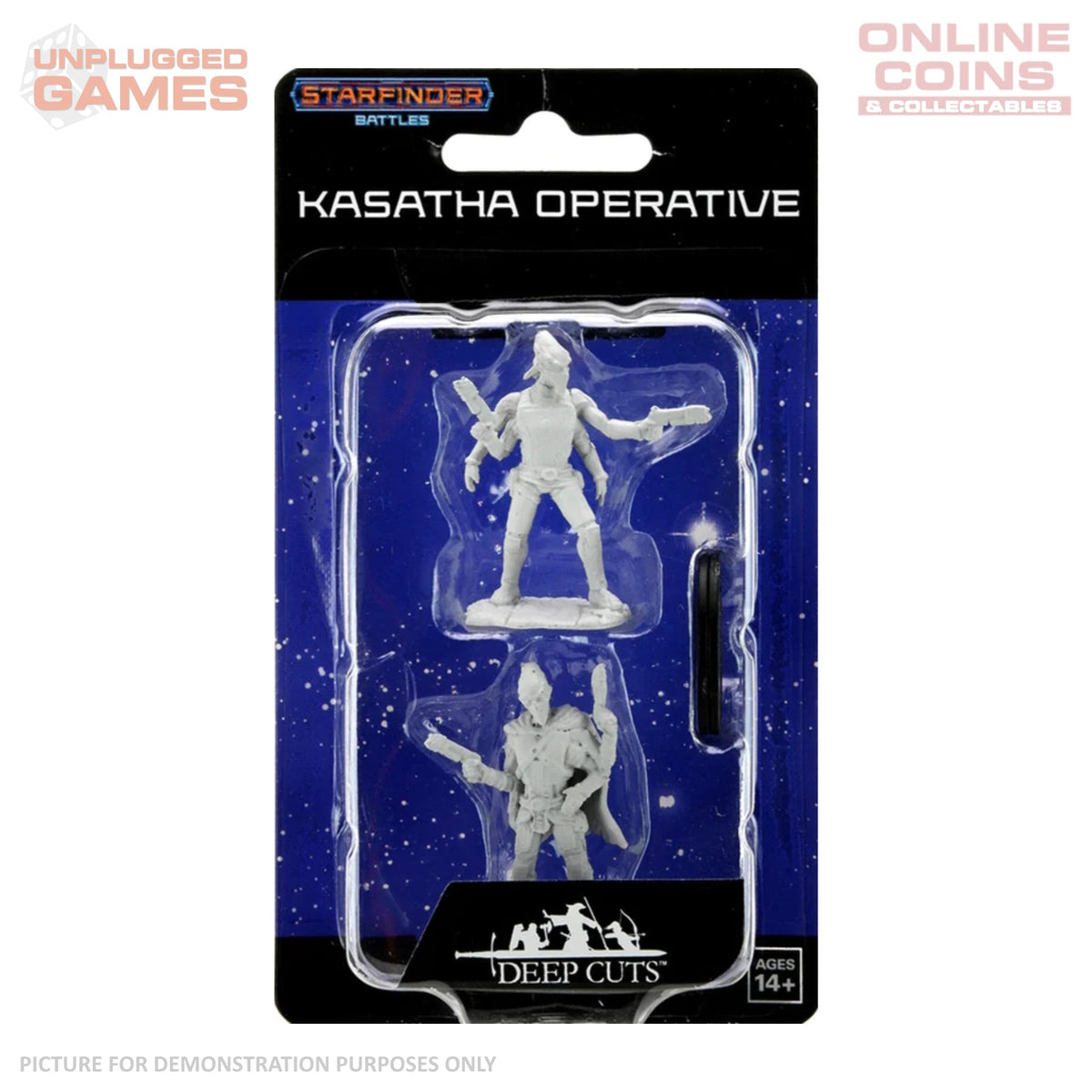 Starfinder Deep Cuts Unpainted Miniatures - Kasatha Operative ...