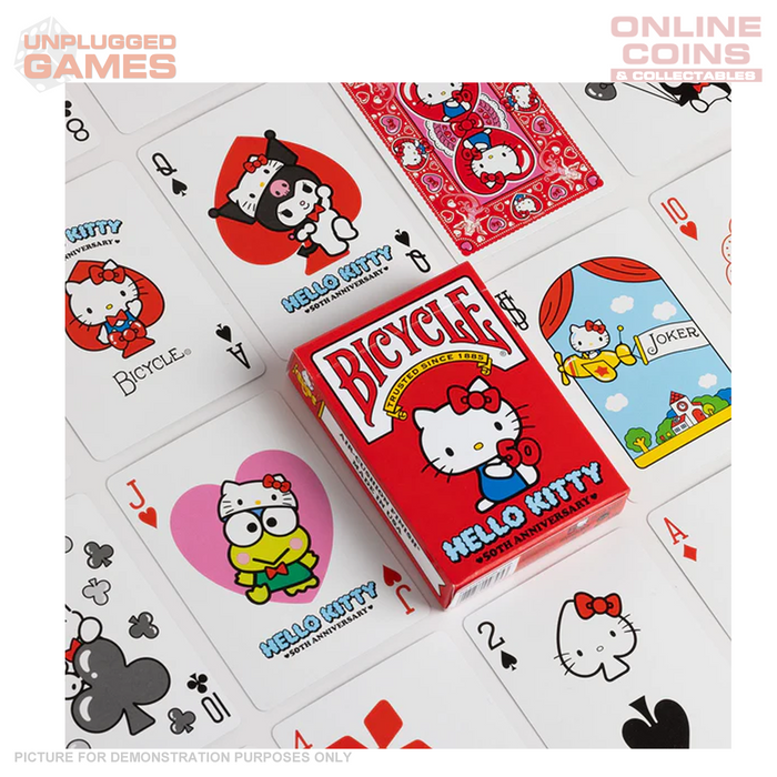 Bicycle Hello Kitty 50th Anniversary Playing Cards