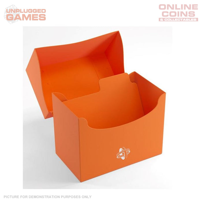 Gamegenic Side Holder Holds 80 Sleeves Deck Box Orange