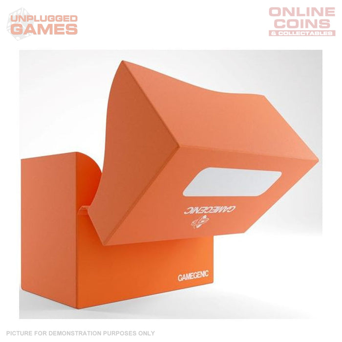 Gamegenic Side Holder Holds 80 Sleeves Deck Box Orange