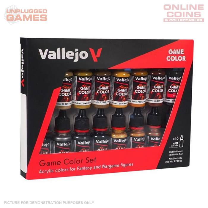 Vallejo - Game Colour - Leather & Metal 16 Colour Set