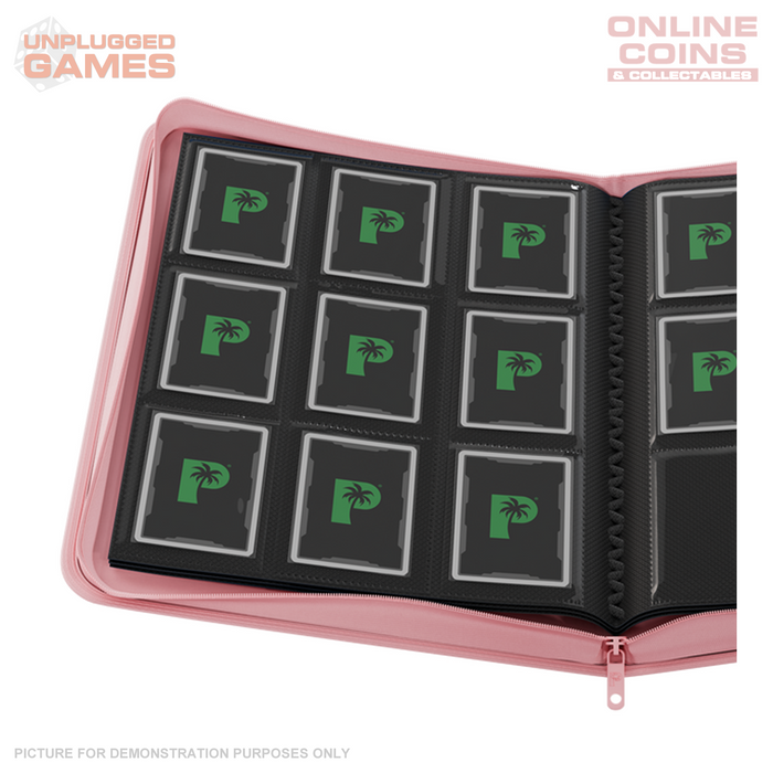 Palms Off Gaming Stealth 9 Pocket Zip Binder - Pink