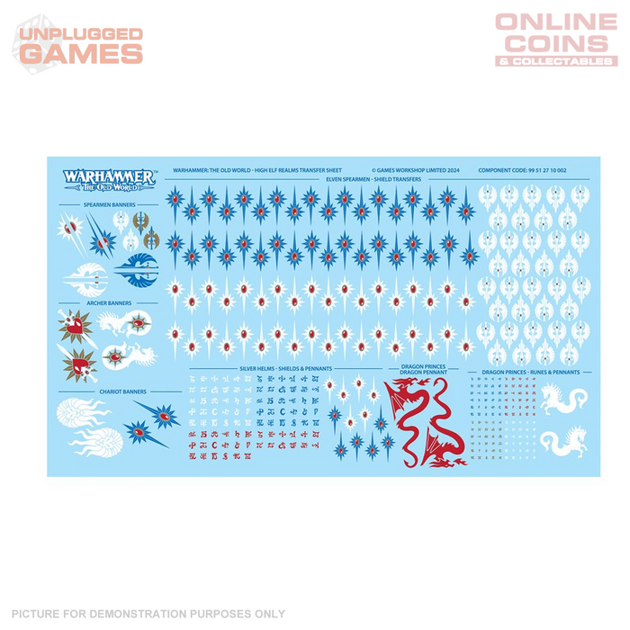Warhammer The Old World - High Elf Realms - Dragon Princes of Caledor