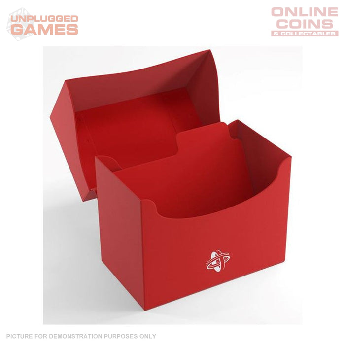 Gamegenic Side Holder Holds 80 Sleeves Deck Box Red