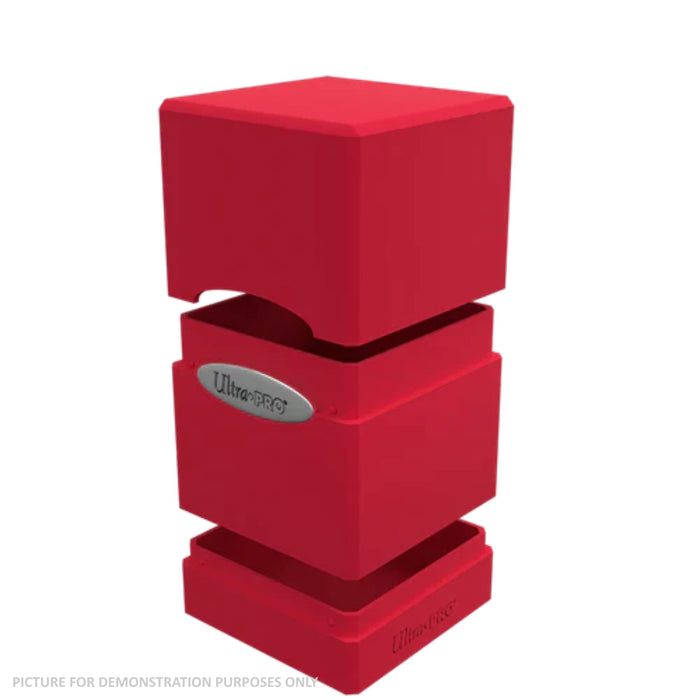 Ultra Pro Classic Satin Tower Deck Box - Red