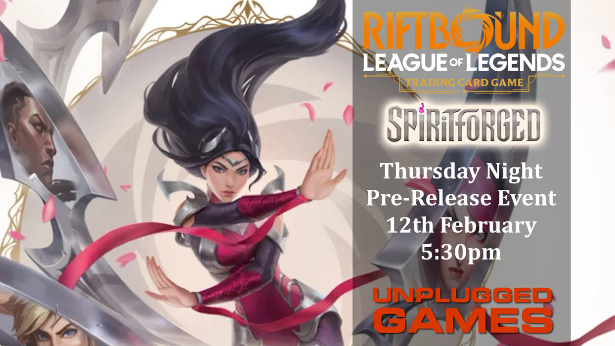 Riftbound Spiritforged Pre-Rift Event - 12th February - EVENT ENTRY