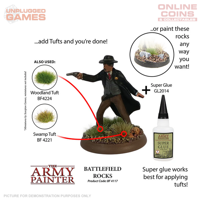 Army Painter - Basing - Battlefield ROCKS