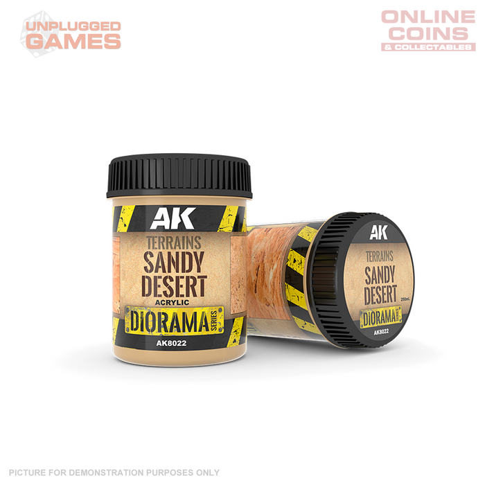 AK Interactive - Dioramas - Terrains Sandy Desert 250ml