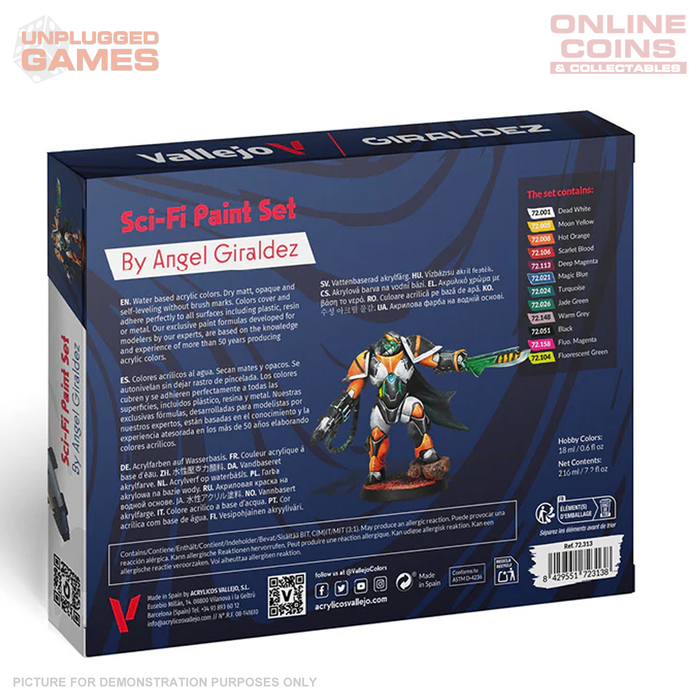 Vallejo - Game Colour - Sci-Fi Paint Set by Angel Giraldez