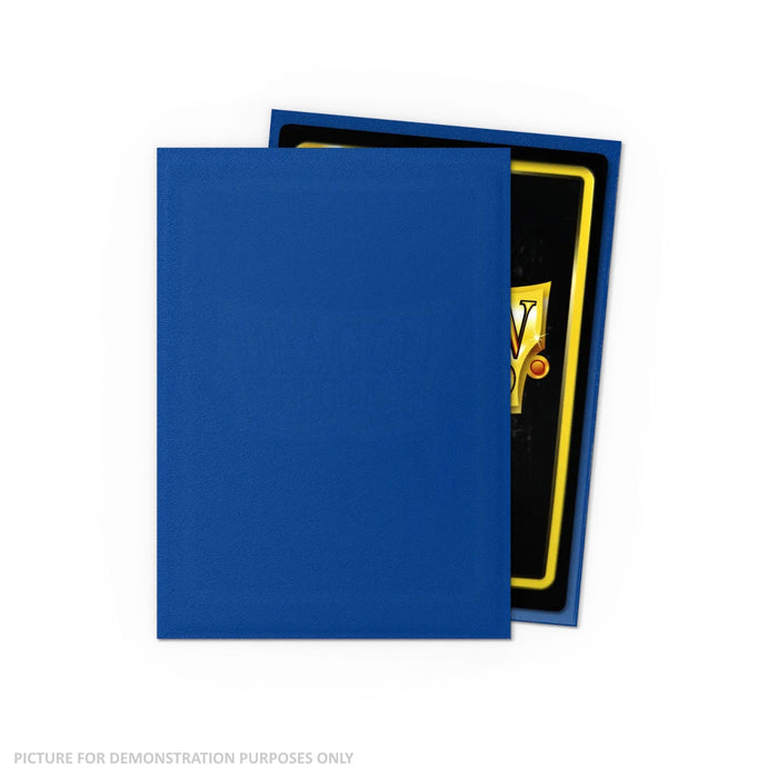 Dragon Shield 100 Standard Size Card Sleeves - Matte Blue