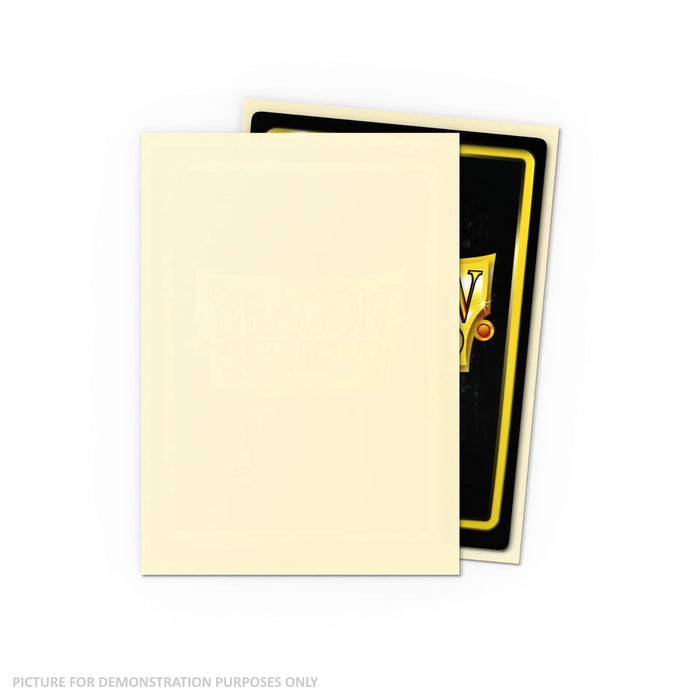 Dragon Shield 100 Standard Size Card Sleeves - Matte Ivory