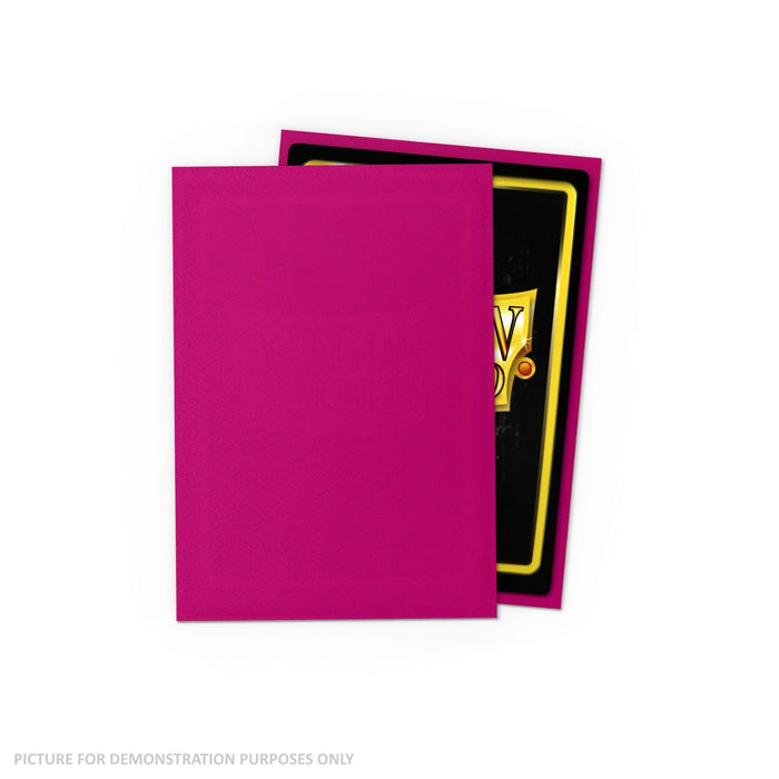 Dragon Shield 60 Japanese Size Card Sleeves - Matte Magenta