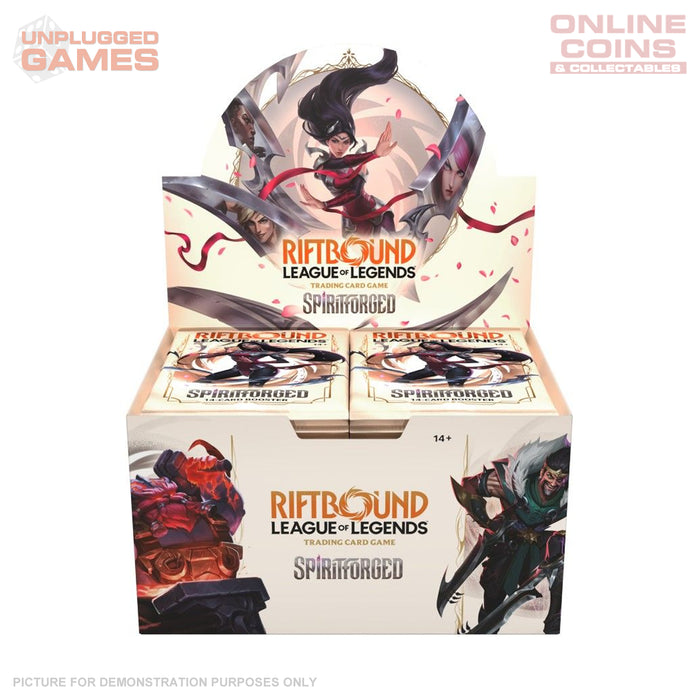 Riftbound League of Legends TCG – SPIRITFORGED Booster Box of 24 Packs