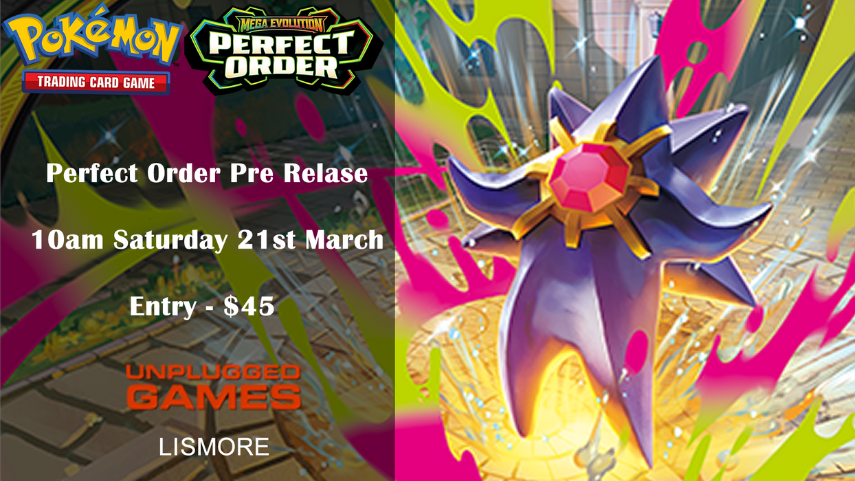 Pokemon Perfect Order Prerelease - 21st March - EVENT ENTRY