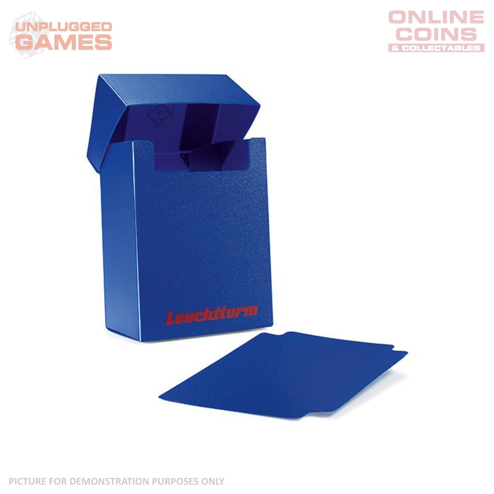 Lighthouse TCG Deck Box Sport - Blue — Unplugged Games
