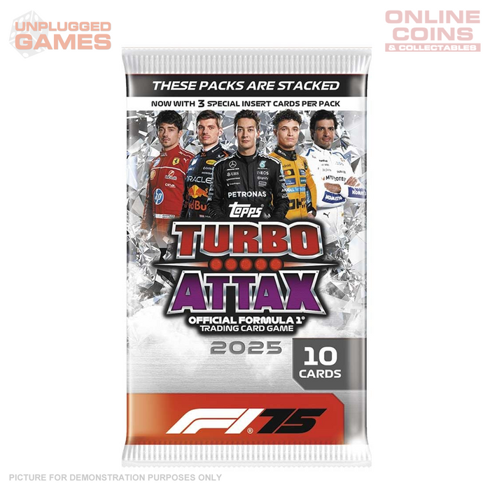 F1 Turbo Attax 2025 Cards - BOX of 24