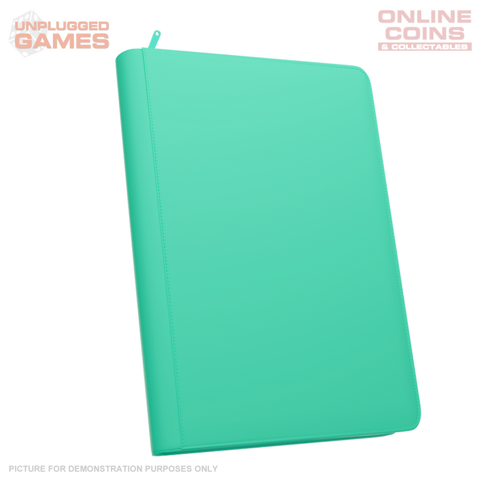 Palms Off Gaming Stealth 9 Pocket Zip Binder - Turquoise