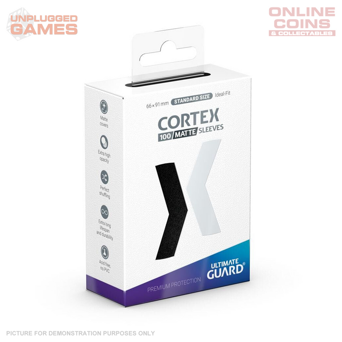Ultimate Guard Sleeves – Cortex Matte – BLACK