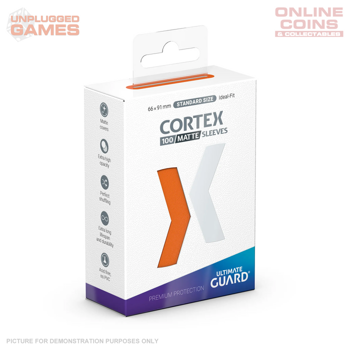 Ultimate Guard: Sleeves – Cortex Matte – Orange