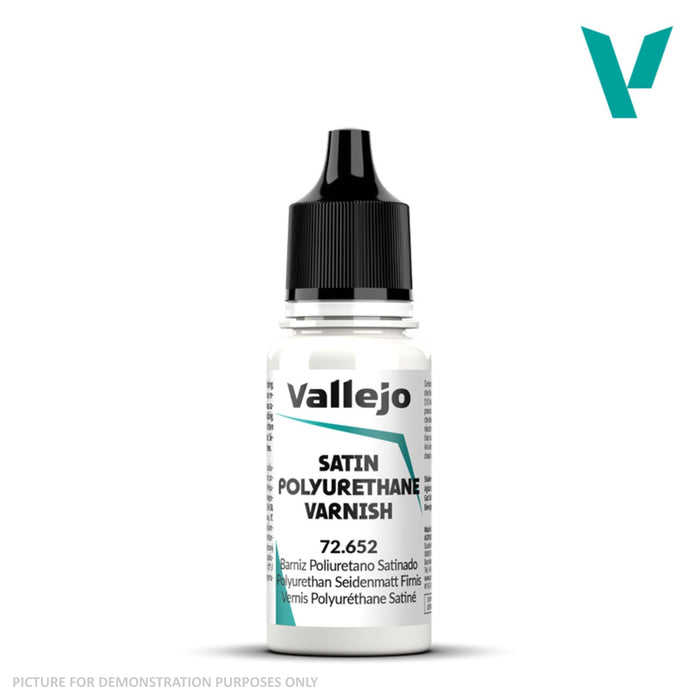 Vallejo Polyurethane - 72.652 Satin Varnish 18ml