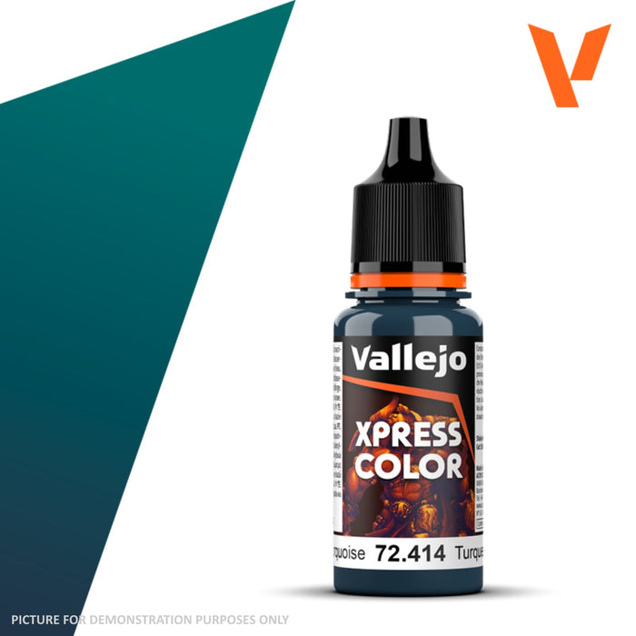 Vallejo Xpress Colour - 72.414 Caribbean Turquoise 18ml