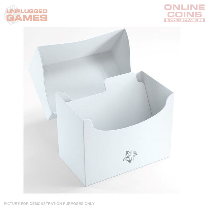 Gamegenic Side Holder Holds 80 Sleeves Deck Box White