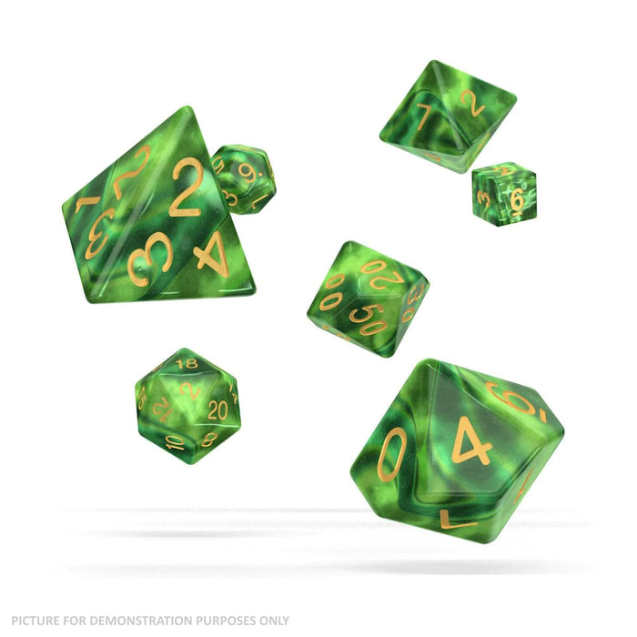 Oakie Doakie RPG Gemidice Dice Set (7) - JUNGLE