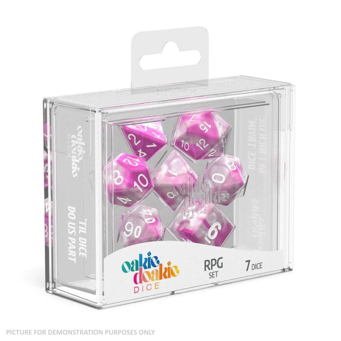 Oakie Doakie RPG Gemidice Dice Set (7) - MAGNOLIA