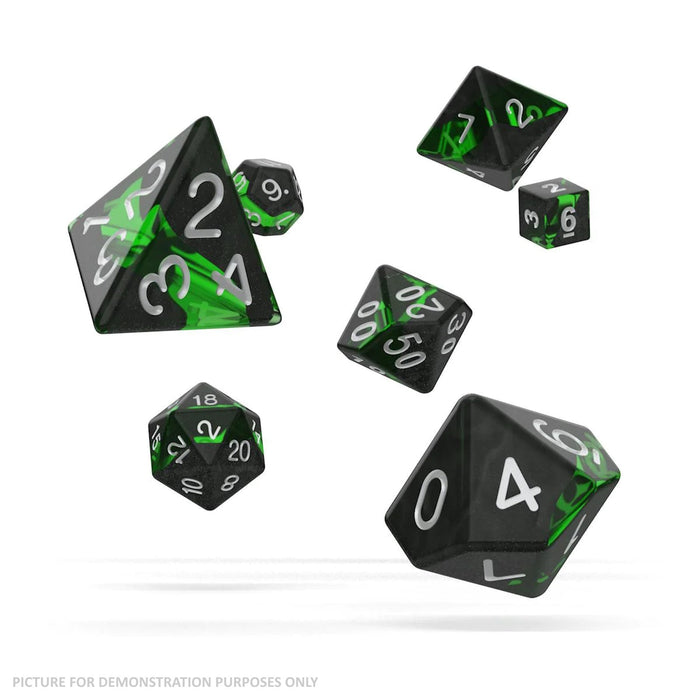 Oakie Doakie RPG Enclave Dice Set (7) - EMERALD