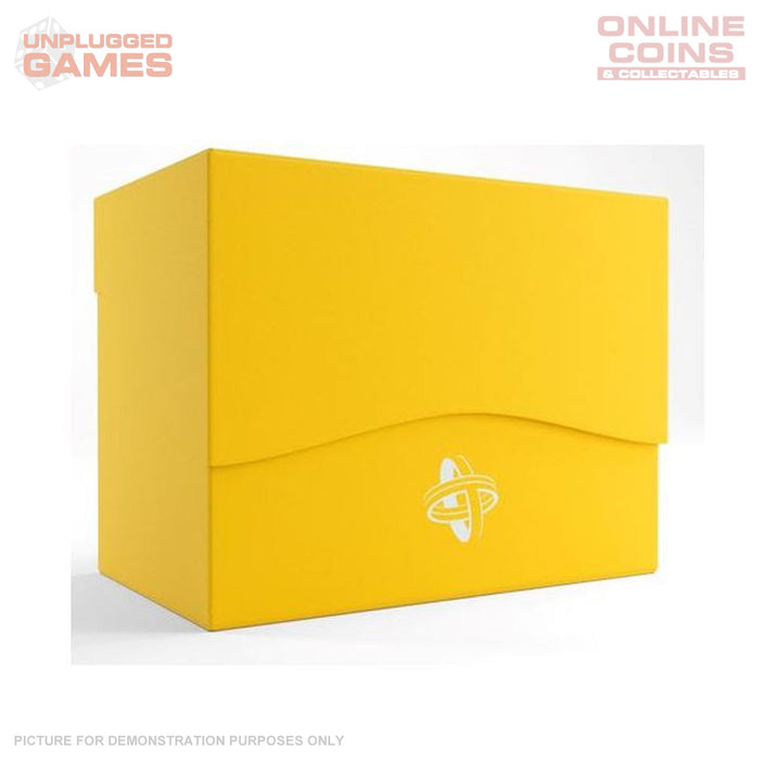 Gamegenic Side Holder Holds 80 Sleeves Deck Box Yellow
