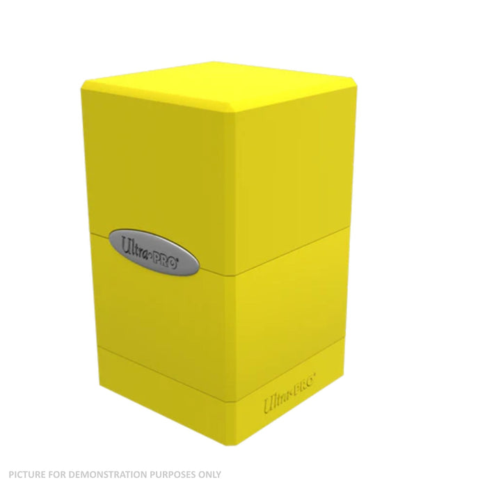 Ultra Pro Classic Satin Tower Deck Box - Yellow