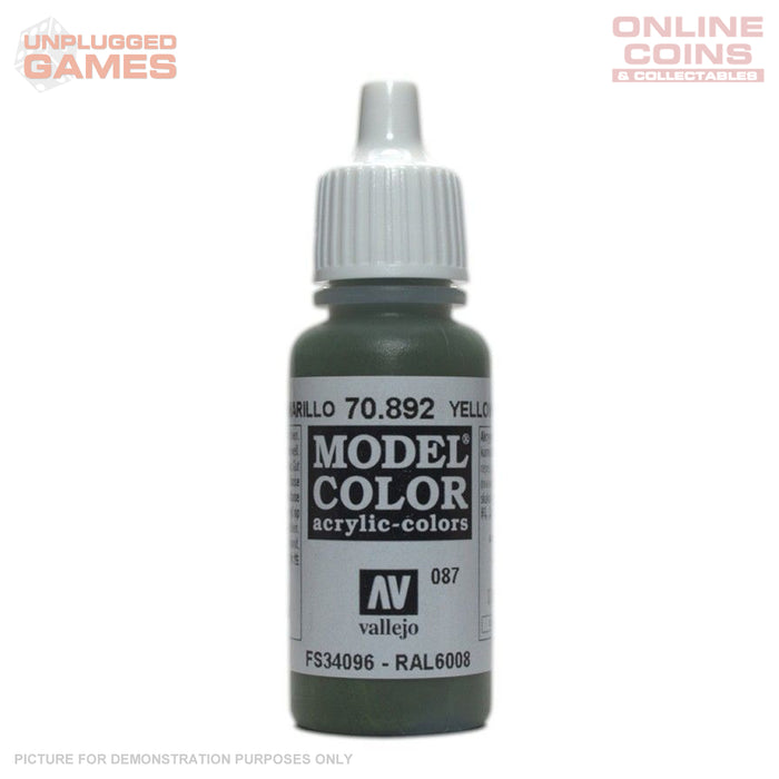 Vallejo Model Colour - 70.892 Yellow Olive 17 ml Old Formulation