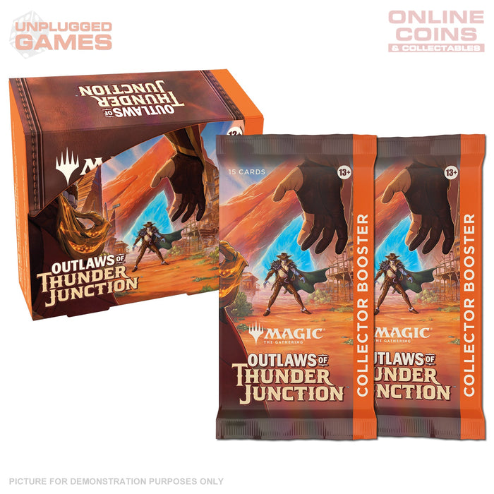 Magic the Gathering Outlaws of Thunder Junction - Collector Booster Box - 12 Packs - PREORDER