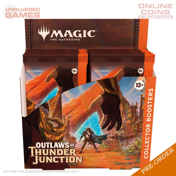 Magic the Gathering Outlaws of Thunder Junction - Collector Booster Box - 12 Packs - PREORDER