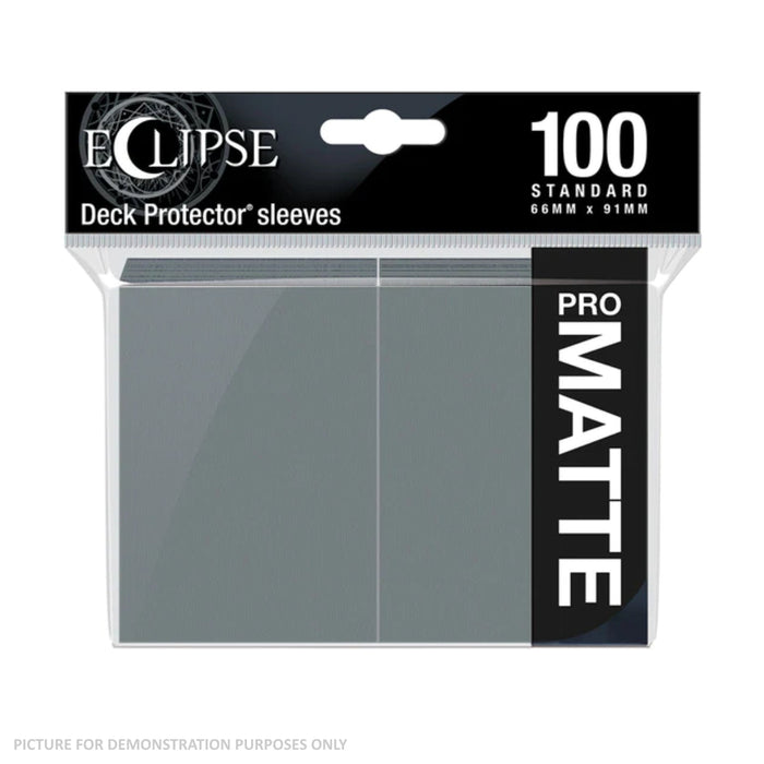 Ultra Pro Eclipse Matte Standard Deck Protector Sleeves 100ct - Grey