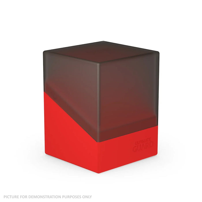 Ultimate Guard SYNERGY Boulder 100+ Deck Box - BLACK / RED