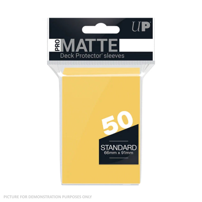 Ultra Pro Deck Protector ProMatte YELLOW Sleeves 50ct