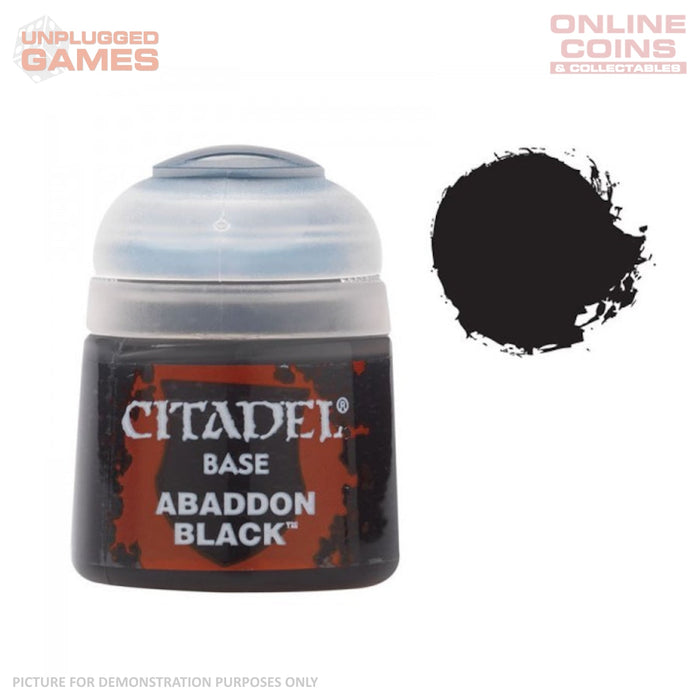 Citadel Base - 21-25 Abaddon Black