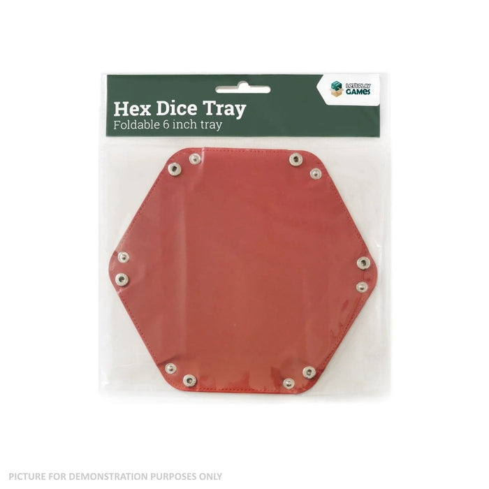 LPG Hex Dice Tray - 6" Red
