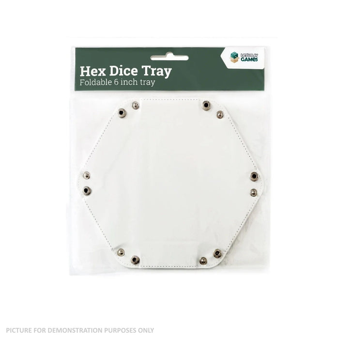 LPG Hex Dice Tray - 6" White