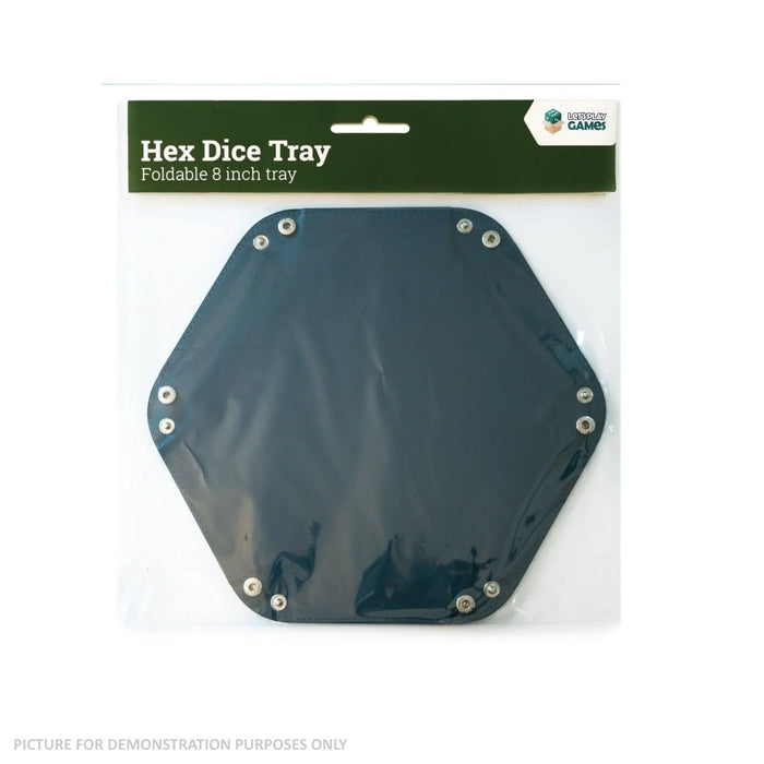 LPG Hex Dice Tray - 8" Blue
