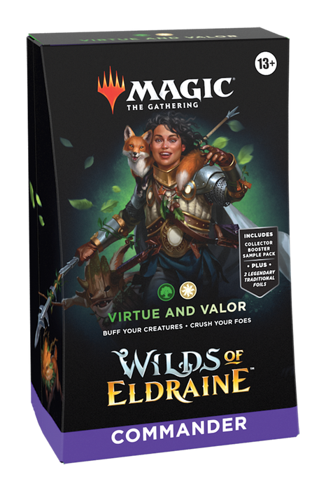 Magic The Gathering Wilds of Eldraine Commander Deck - Virtue and Valor