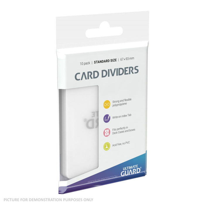 Ultimate Guard Card Dividers (10) - CLEAR