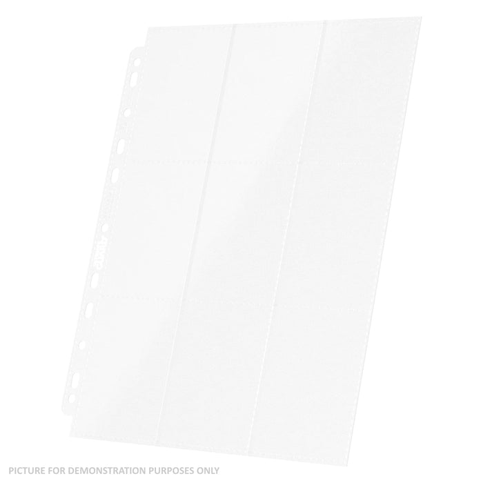 Ultimate Guard Side Load Trading Card Pages PACK OF 10 - WHITE