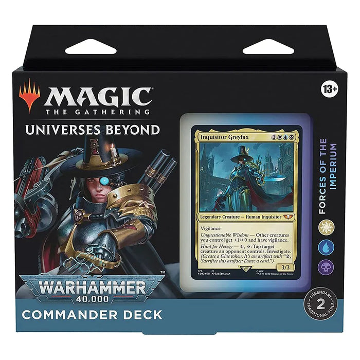 Magic the Gathering Universes Beyond 40k - Commander Deck - Forces of the Imperium