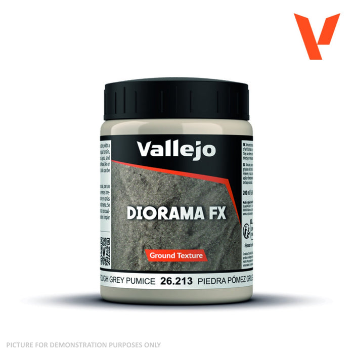 Vallejo Diorama Effects - 26.213 Ground Texture Acrylic Rough Grey Pumice 200ml