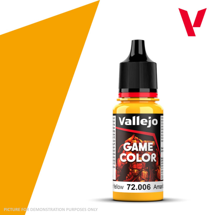 Vallejo Game Colour - 72.006 Sun Yellow 18ml