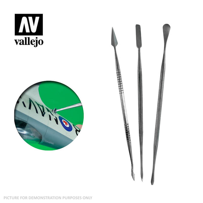 Vallejo Accessories - Set of 3 Stainless Steel Carvers